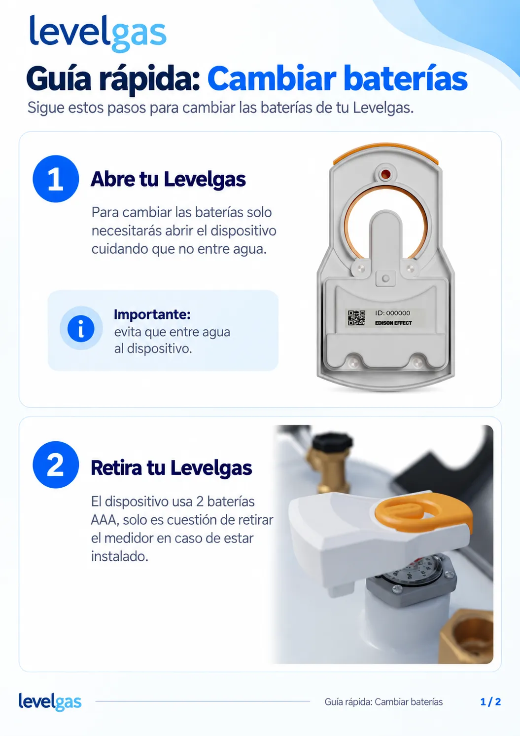 Portada: Cambiar baterías